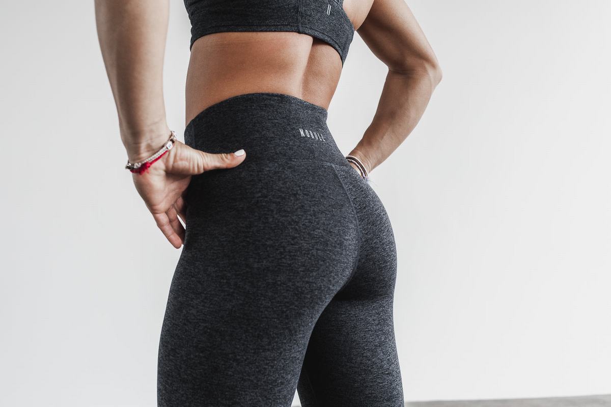 Nobull High-Rise Matte Women's Tights Grey | Australia (GH5819)